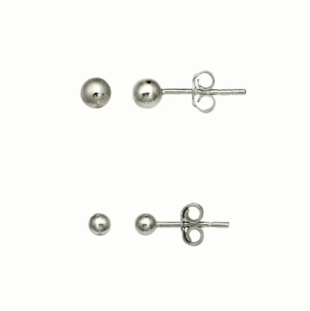 Primrose Sterling Silver Ball Stud Earrings 25$